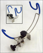 View Item BISON STAINLESS STEEL CLAMP ON  BOAT FISHING ROD REST
